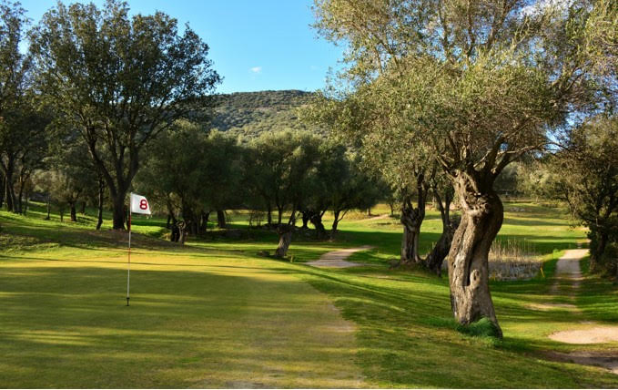 Golf Club du Reginu golf en Corse trou 8