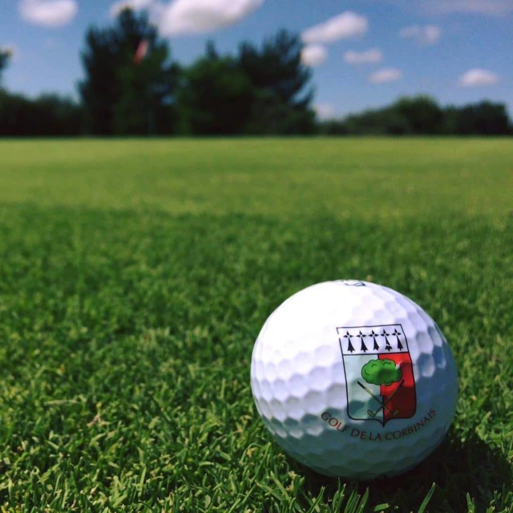 Balle de golf logoté Golf de La Corbinais