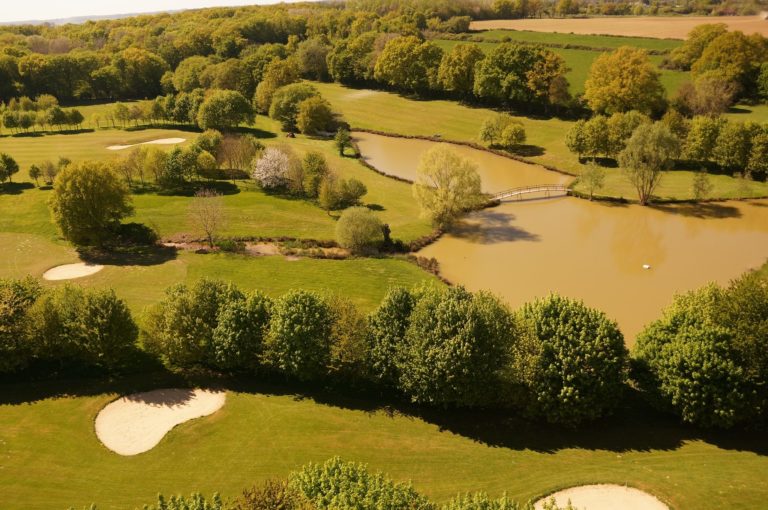 Golf de Germigny Αεροφωτογραφία του γηπέδου
