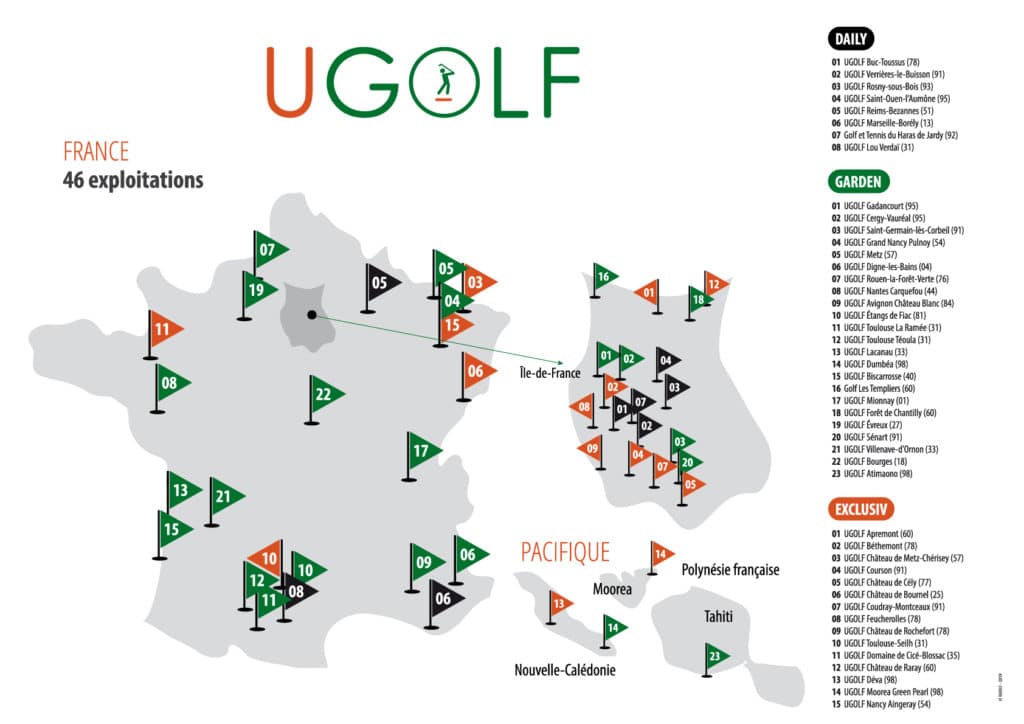 Ugolf parcours de golf en France et dans le monde greenfee