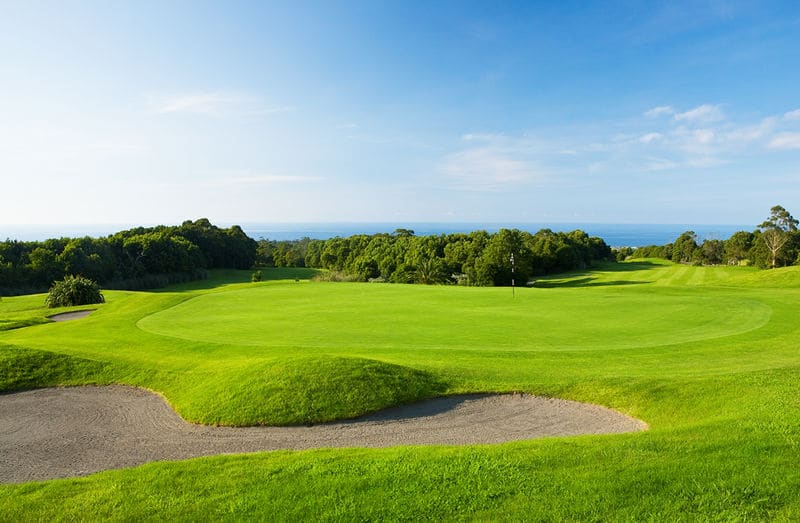 Batalha Golf Club Fenais da Luz, Portugal vue ocean atlantique