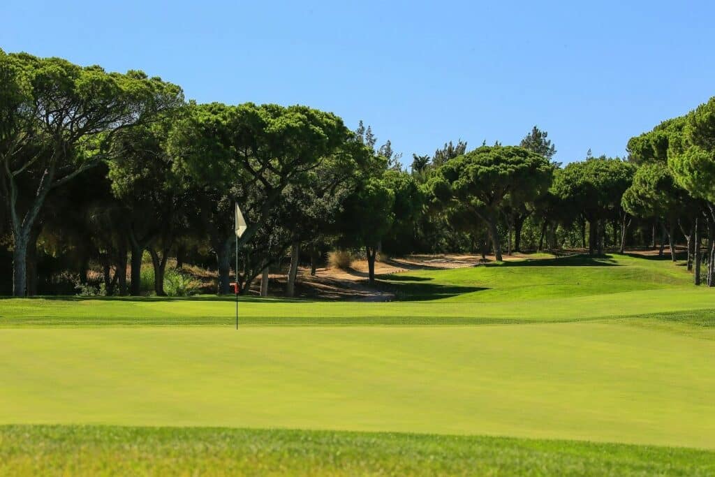 Dom Pedro Millennium Golf Course Vilamoura, Portugal green 18 trous