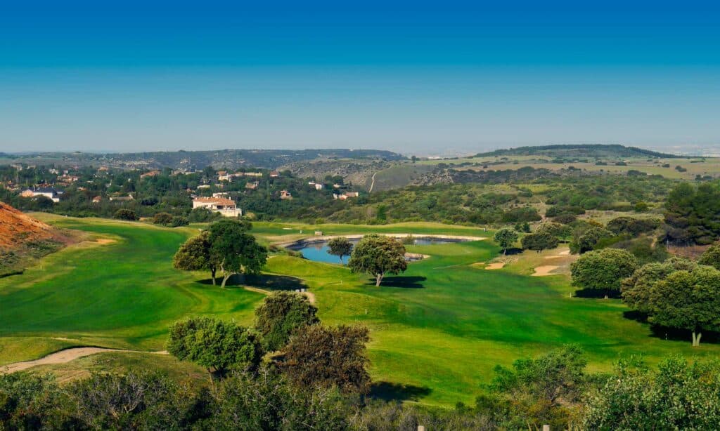 El Robledal Golf Voyage golf Espagne Vue aerienne du parcours