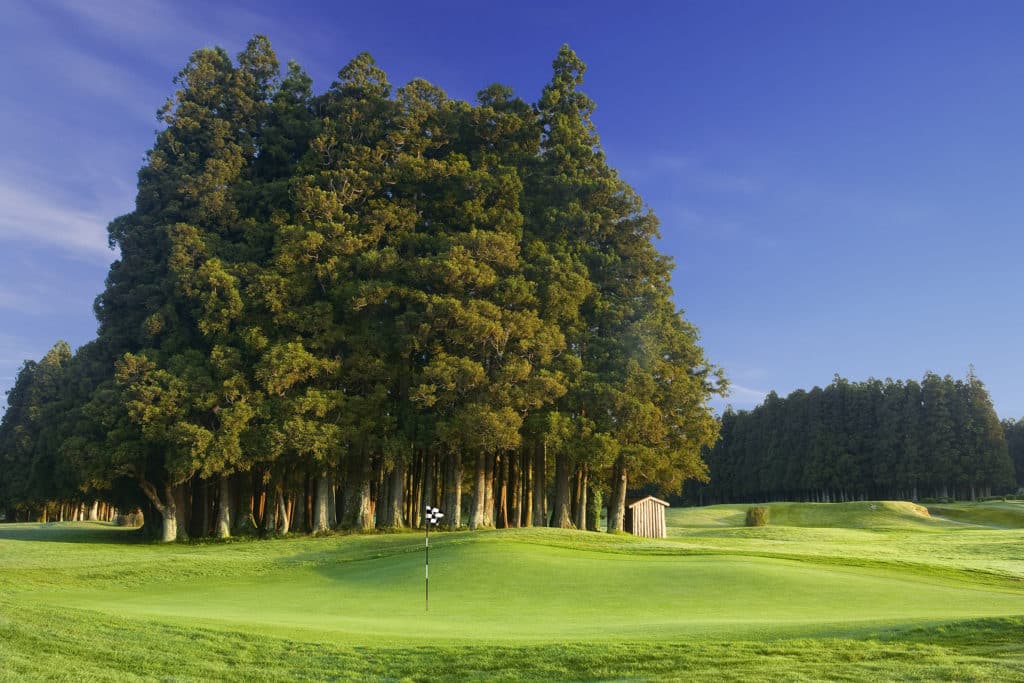 Furnas Golf Course Furnas, Portugal Parcours de golf green Fairway Bunker