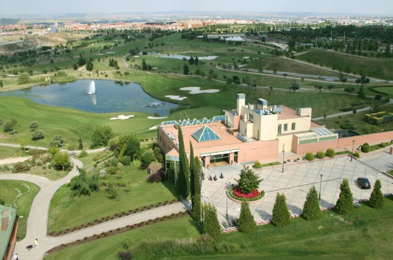 Golf Olivar de la Hinojosa Nhìn từ trên không của sân