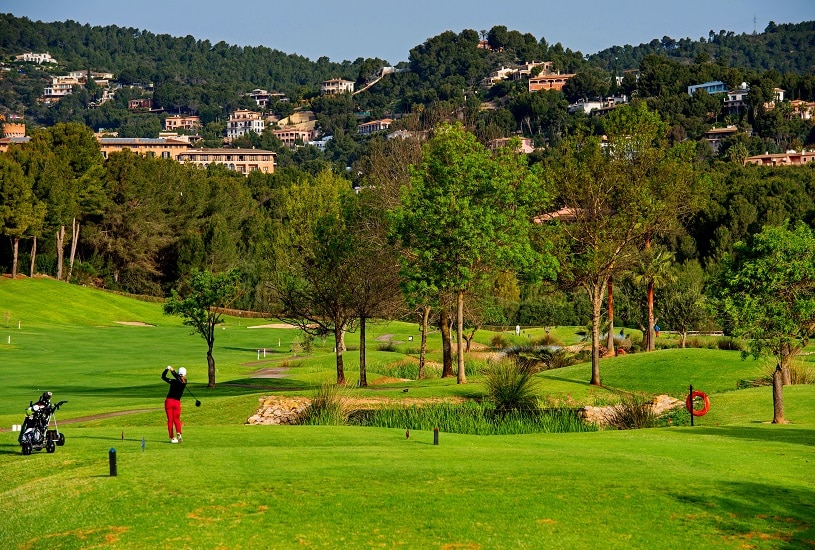 Golf Son Muntaner golfeuse maison golf immobilier espagne Majorque