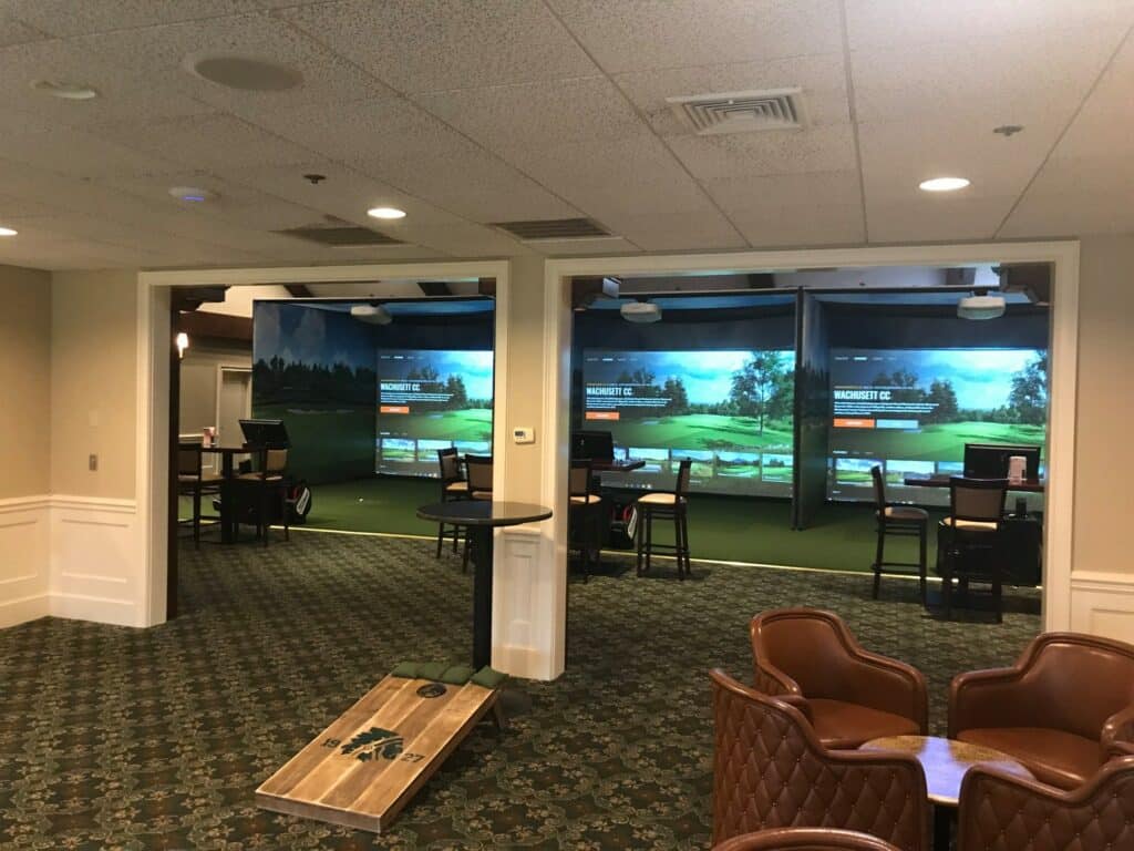 Golf indoor Simulateur de golf Trackman Radar