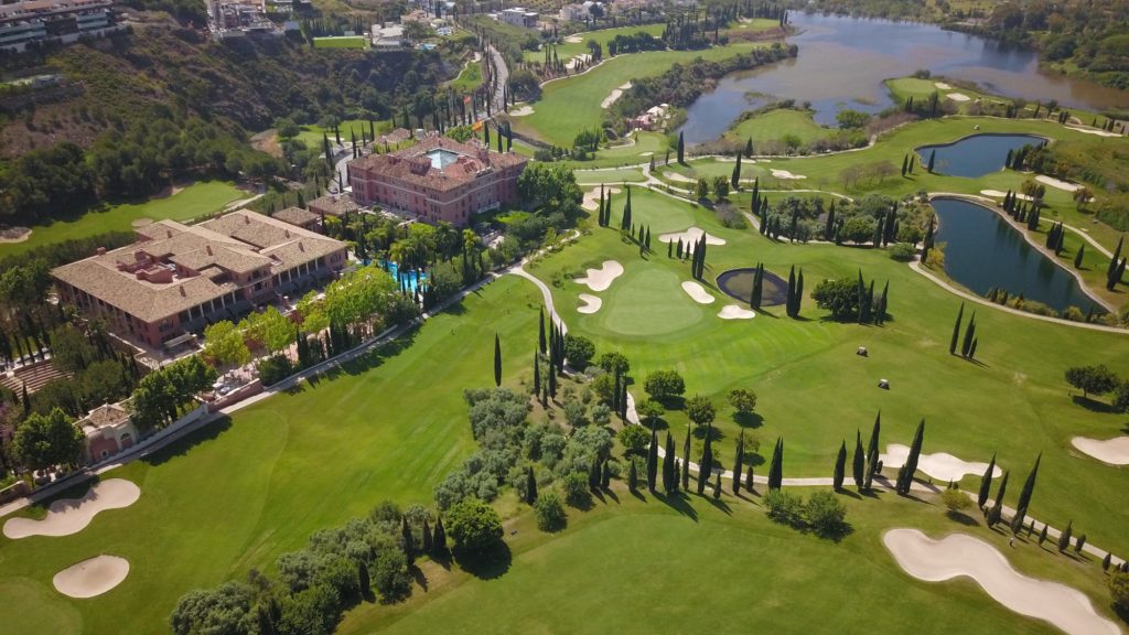 Villa Padierna Golf Club Vue aerienne hotel golf Resort