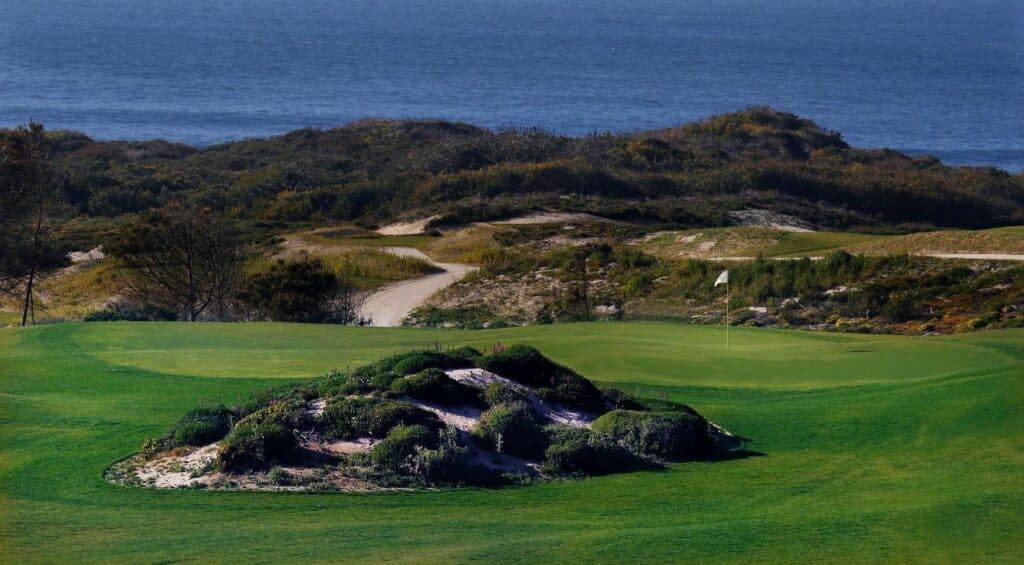 West Cliffs Golf Links Logo Parcours de golf Portugal links bord de mer