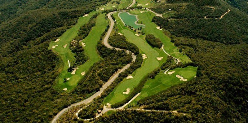 D'Aro Golf Club - Mas Nou Vue aerienne du parcours de golf