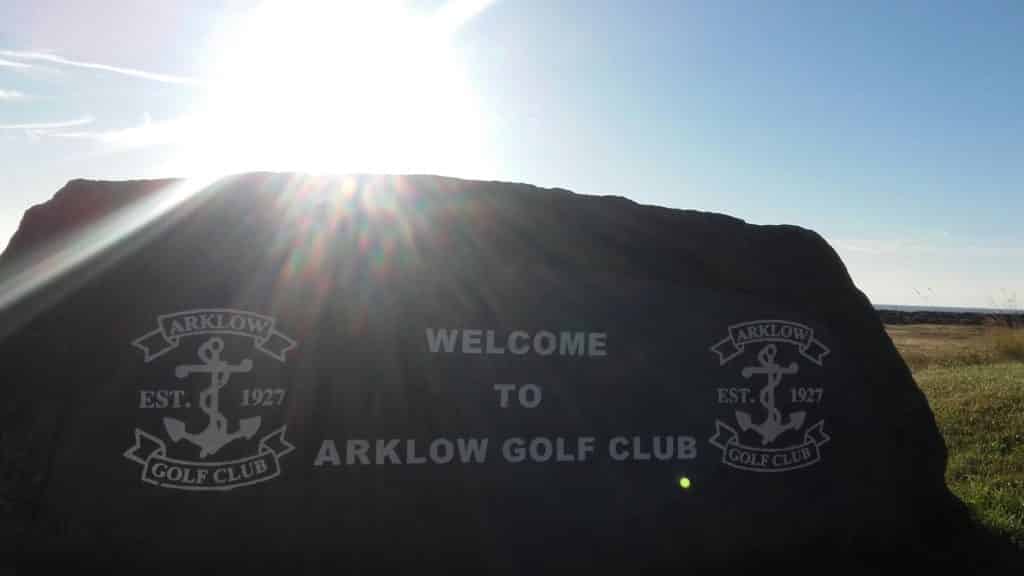 Arklow Golf Club accueil pierre grave