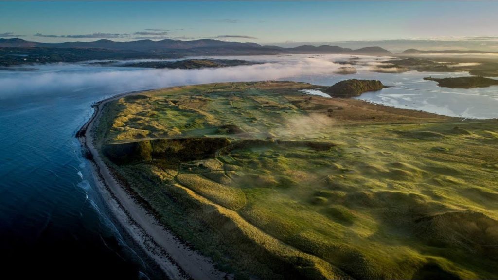 Donegal Golf Club Vue aerienne du Parcours de golf irlande Links
