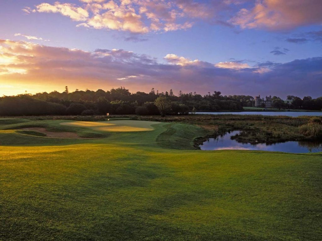 Dromoland Castle Hotel parcours 18 trous voyage golf irlande