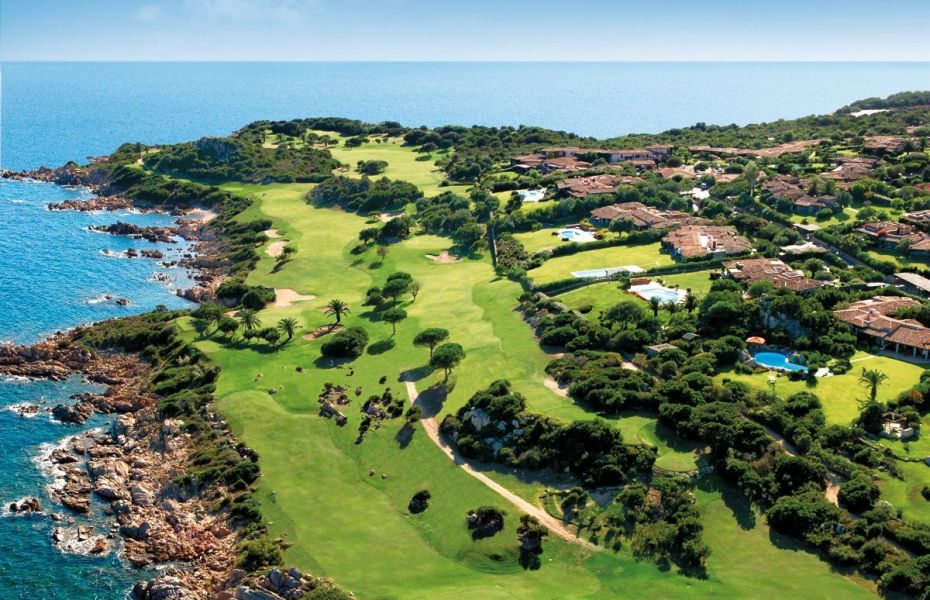 Golf Club Puntaldia Vue aerienne du Parcours
