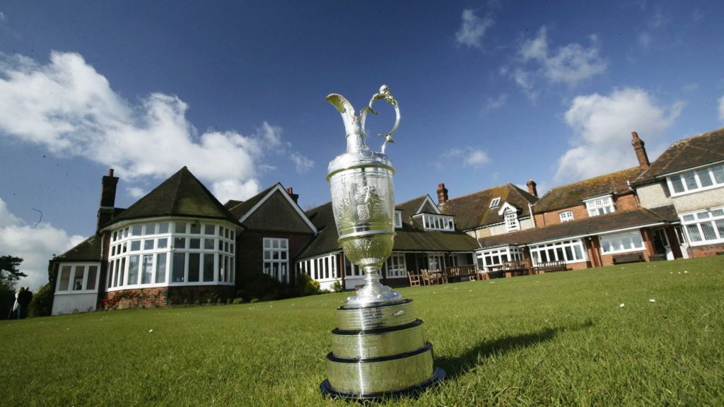 The Royal St George's Golf Club Club-house coupe british open