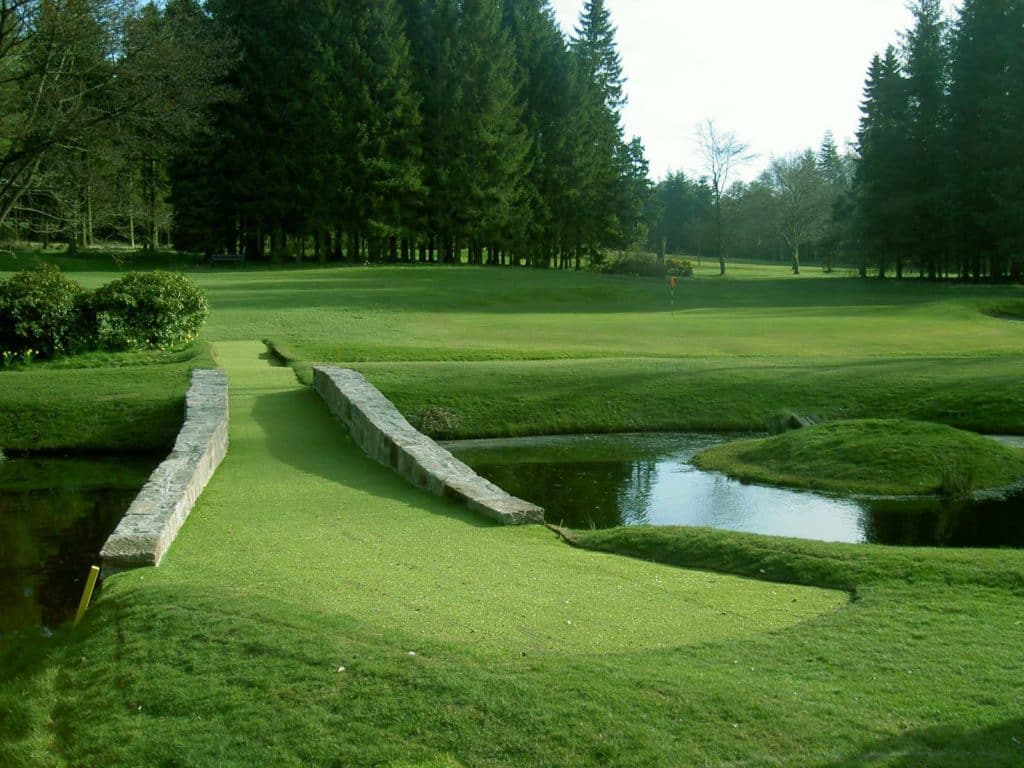 Downfield Golf Club Green en ile