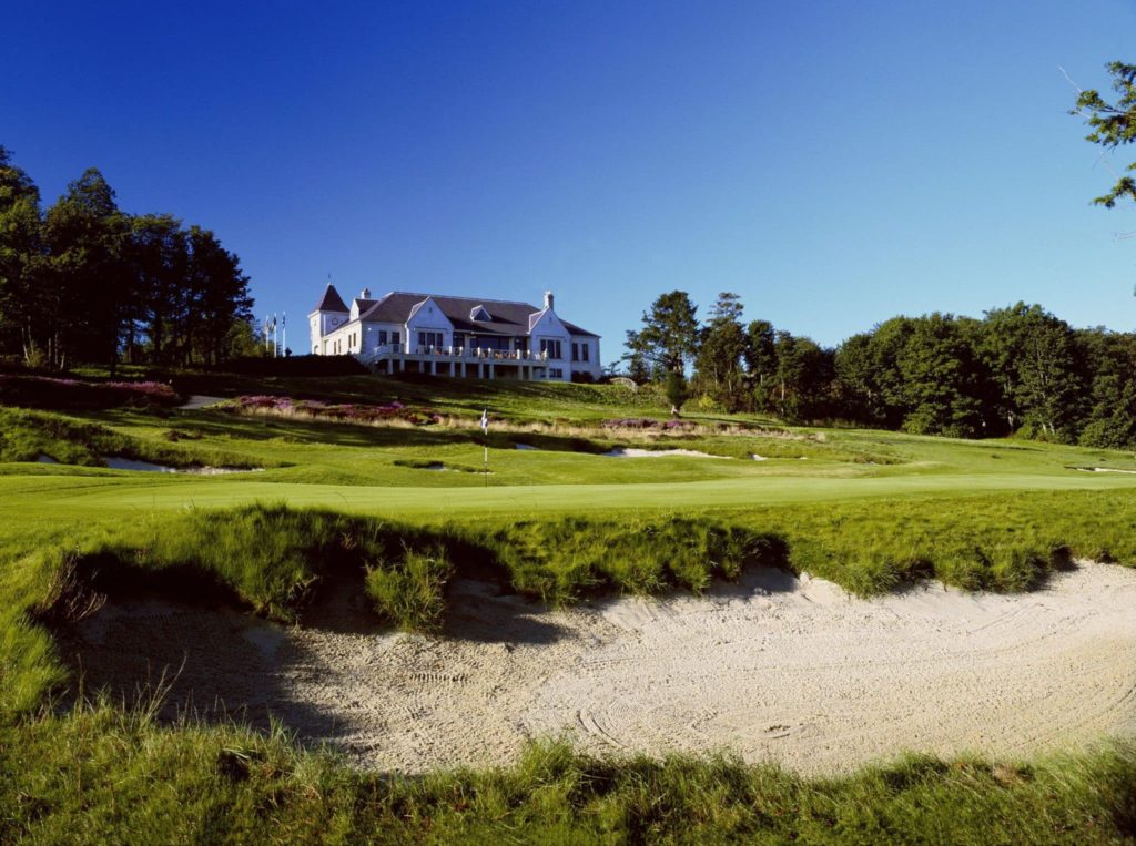 Duke’s Golf Course, St Andrews Green du 18 Club-House
