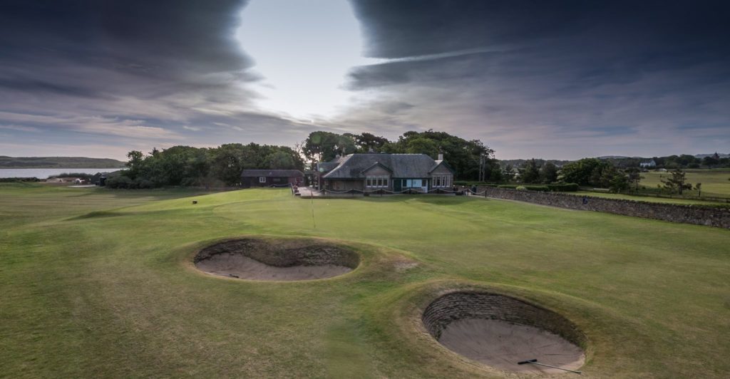 Kilspindie Golf Club Links Clubhouse green 18