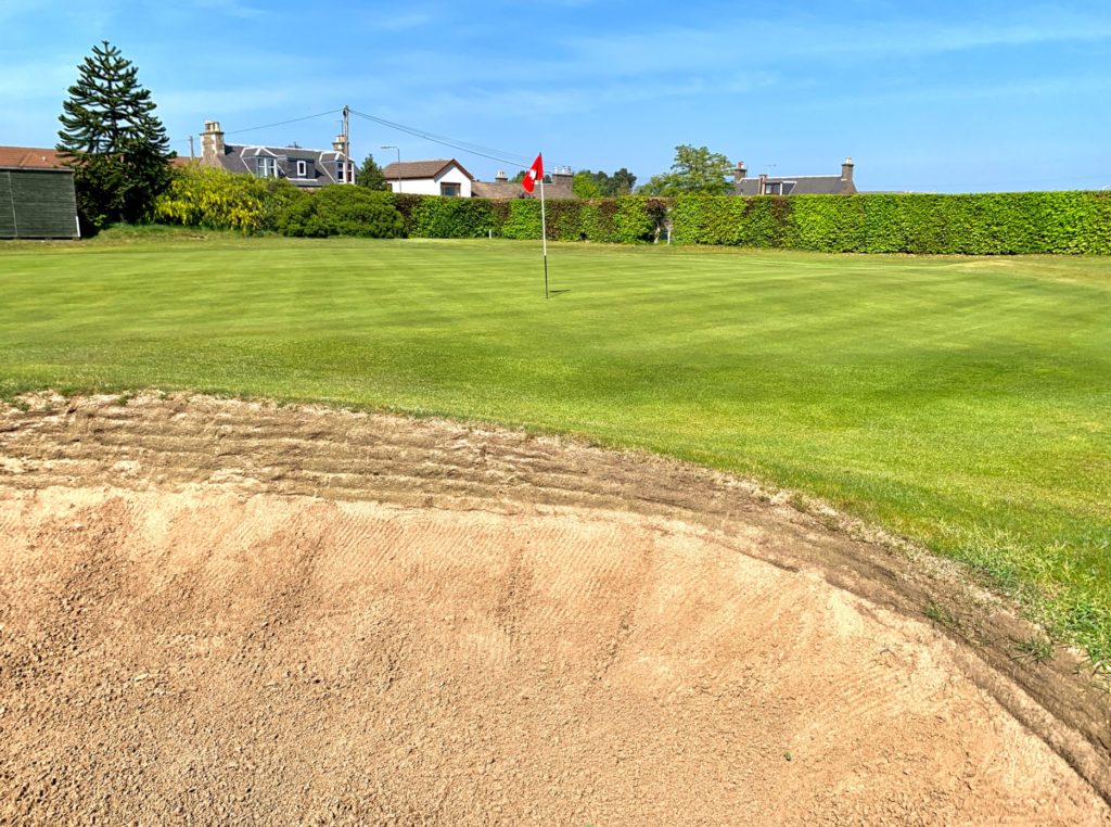Scotscraig Golf Club Green du trou 18