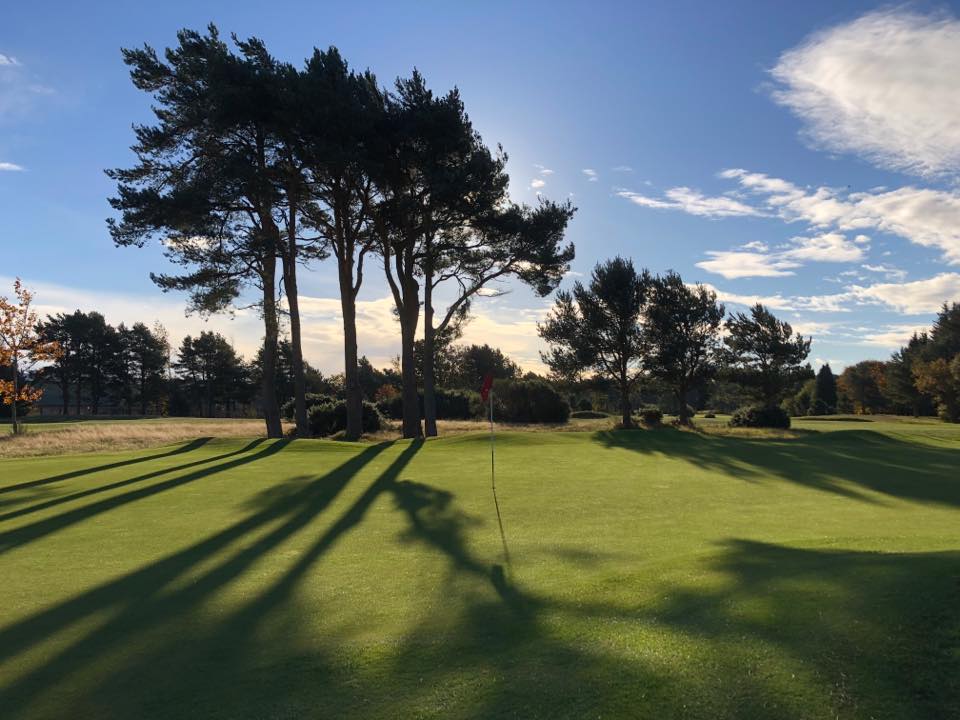 Scotscraig Golf Club Pins arbres fairway