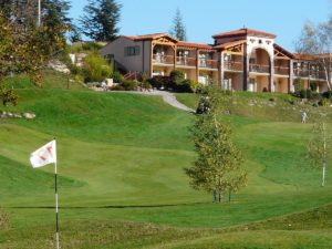 Le Domaine de Falgos Golf & Spa Hotel vue golf trou 17 green fairway