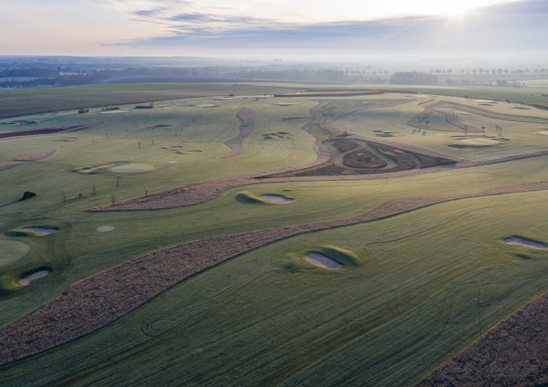 Ragnies Golf Club Vue aerienne du golf Drone