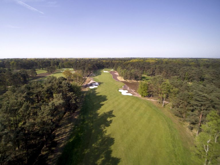 Royal Antwerp Golf Club Vue aerienne du golf