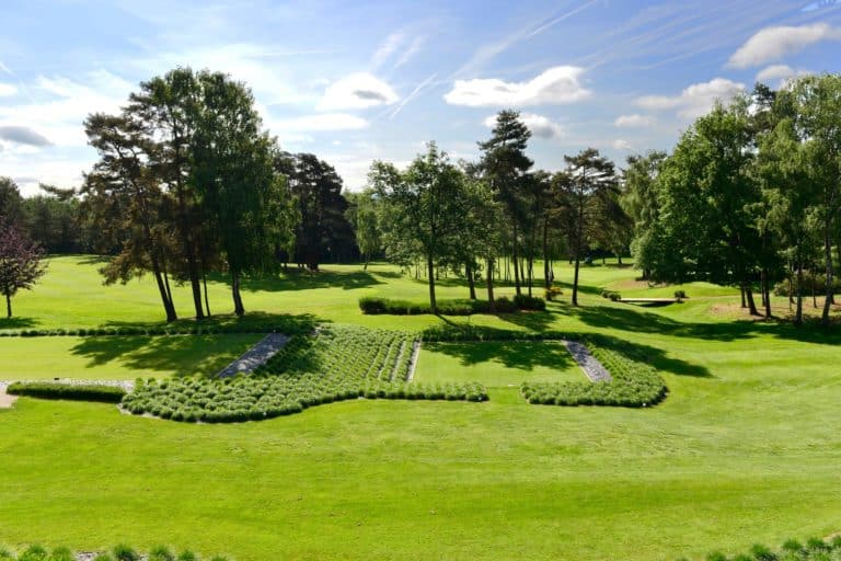 Royal Golf Club du Sart Tilman depart rou 10 vue clubhouse