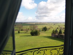 Château de Briailles - Chambre d'hôtes Vue balcon parcours de golf