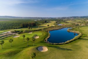 Complexe hôtelier Amendoeira Golf Resort Vue parcours de golf