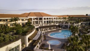 Complexe hôtelier Wyndham Grand Algarve Vue hotel facade portugal alagarve Golfs
