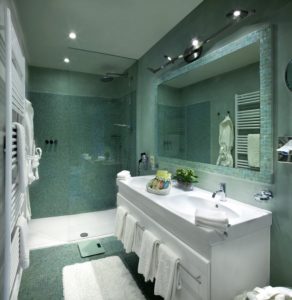Hotel Manoir du Dragon Salle de bain douche italienne