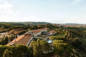 Il Castelfalfi - TUI BLUE SELECTION Hotel golf Toscane italie Vue Aerienne