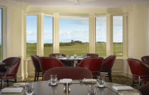 Trump Turnberry, A Luxury Collection Resort, Scotland Restaurant terrasse vue sur le golf