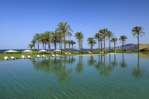Verdura Resort Piscine palmiers Sicile italie Voyage golf Vacances