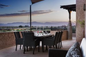 Hôtel Fairmont Royal Palm Marrakech Terrasse restaurant gastronomique