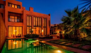 coucher de soleil Al Maaden Villa Hotel & Spa