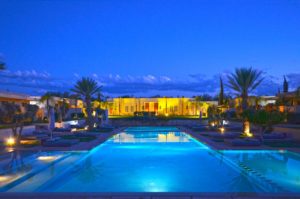 coucher de soleil montagne Atlas hotel Sirayane Boutique Hotel & Spa Marrakech