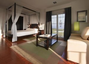 chambre lit double Hôtel Parador de Málaga Golf