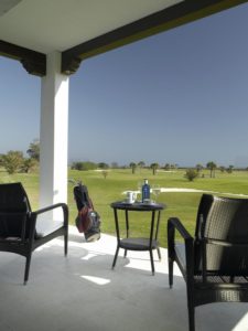 terrasse vue sur golf 18 trous Hôtel Parador de Málaga Golf