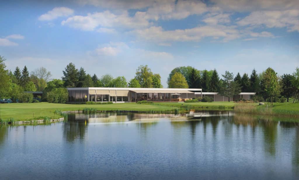 Golf Club Breitenloo Clubhouse gren du 18 Lac