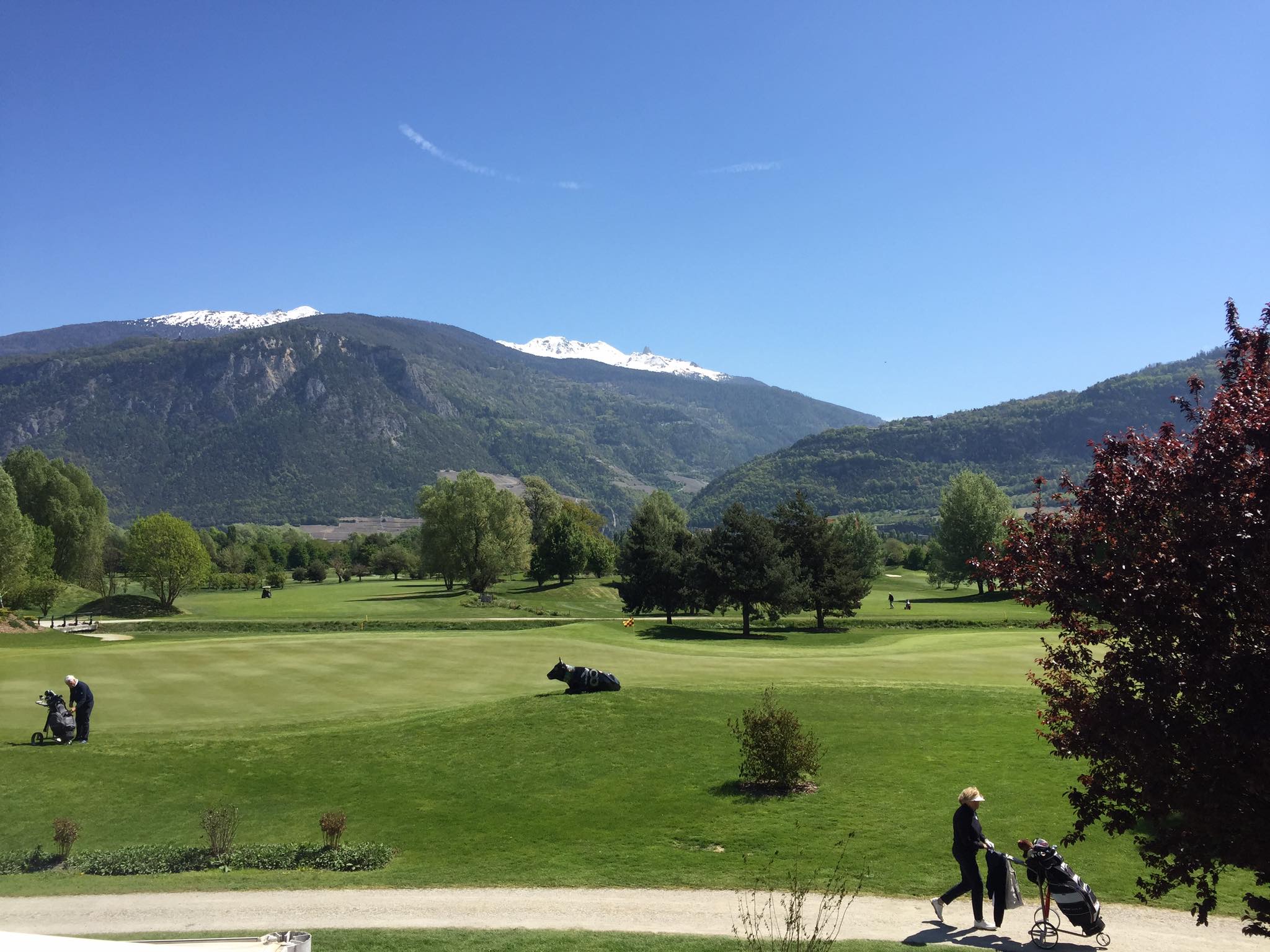 Golf Club de Sion - 18 holes in the heart of the canton of Valais -  Lecoingolf