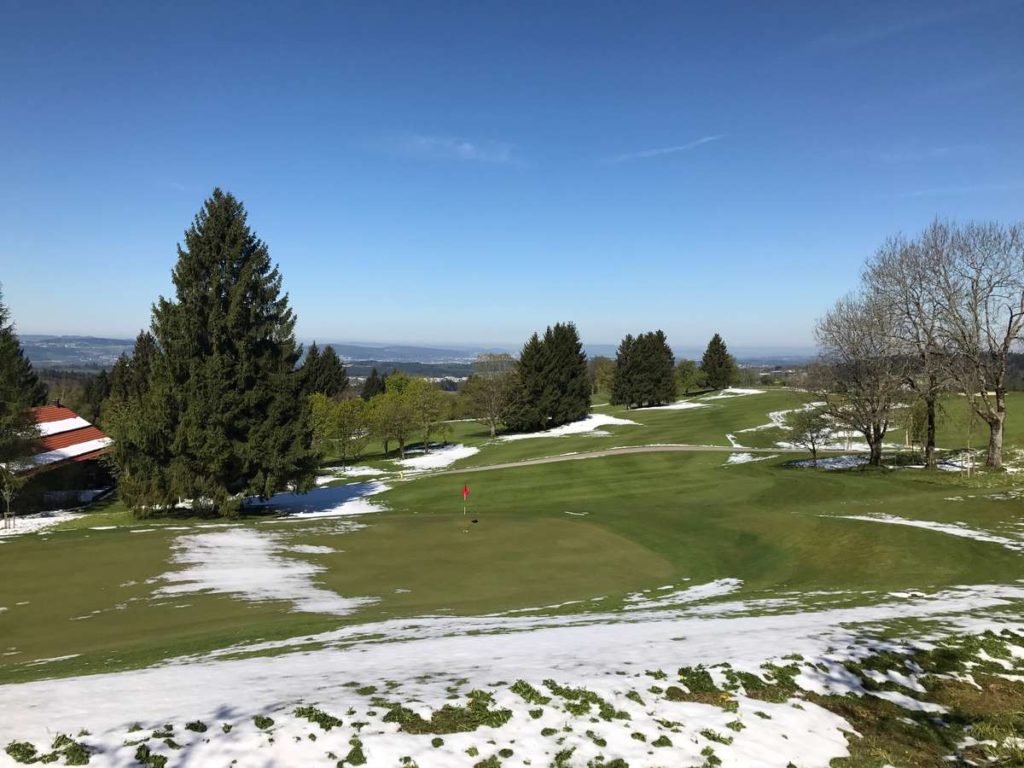 Golf and Country Club Hittnau-Zurich sous la neige
