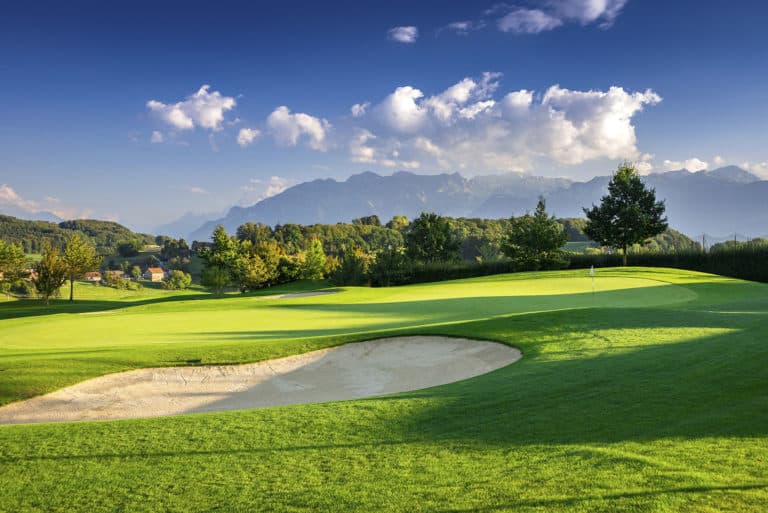 golf de Lavaux Lausanne Montreux panorama