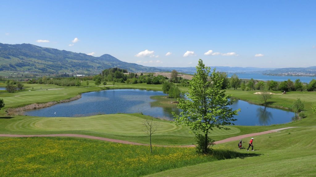 Golfpark Zürichsee golfeur swing tournoi de golf