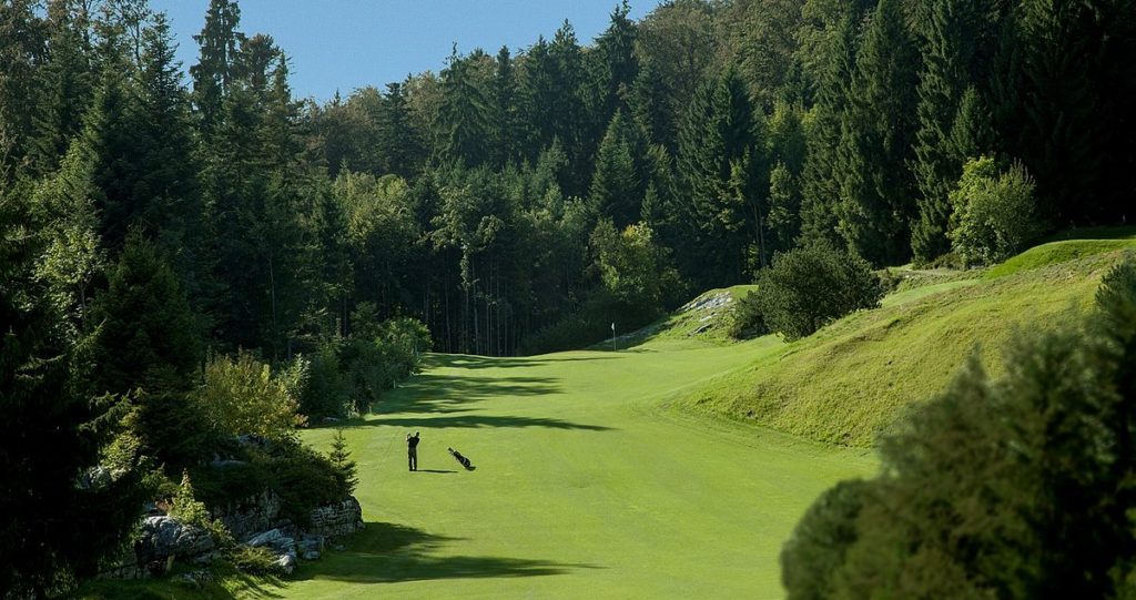 parcours boisé Golf Club Bürgenstock