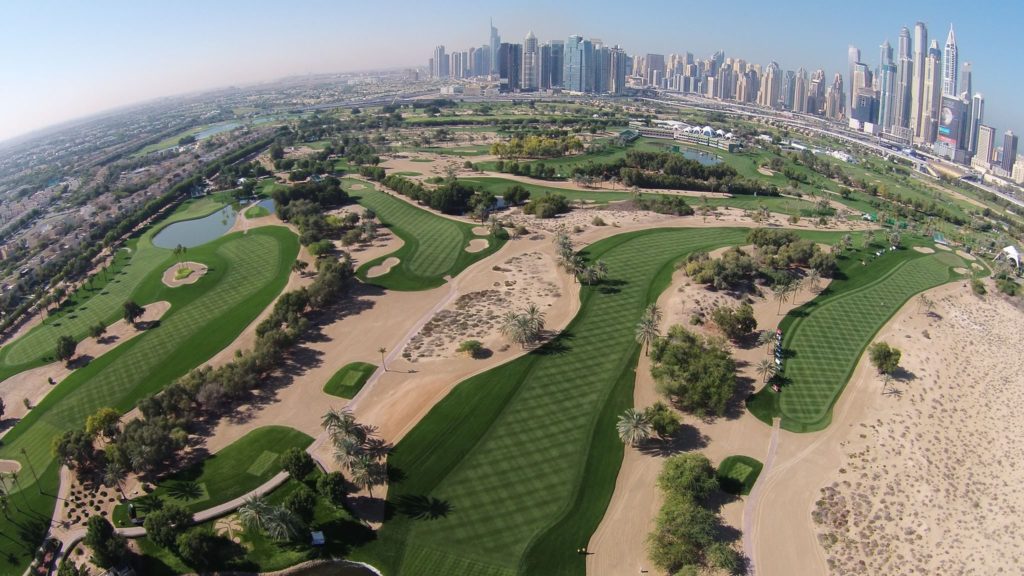 Parcours Faldo Emirates Golf Club 18 trous