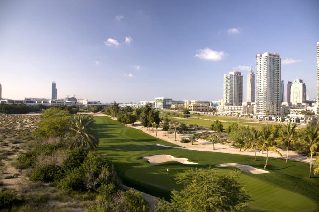 Parcours Majlis Emirates Golf Club 18 trous