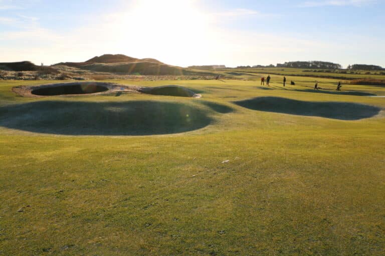 Dunstanburgh Castle Golf Club bunker